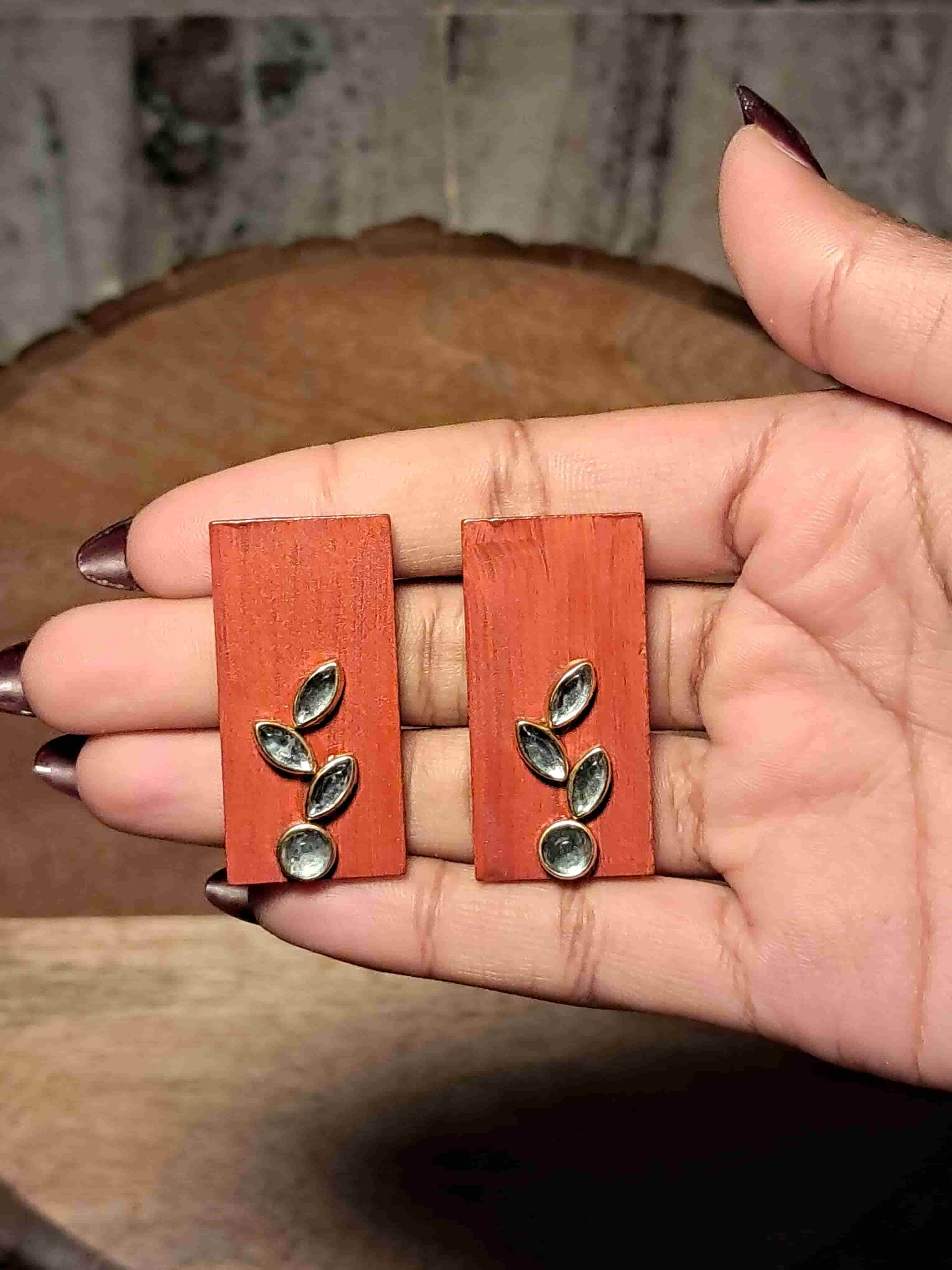 Rajwadi Rust Drops by Velaora Jewels
